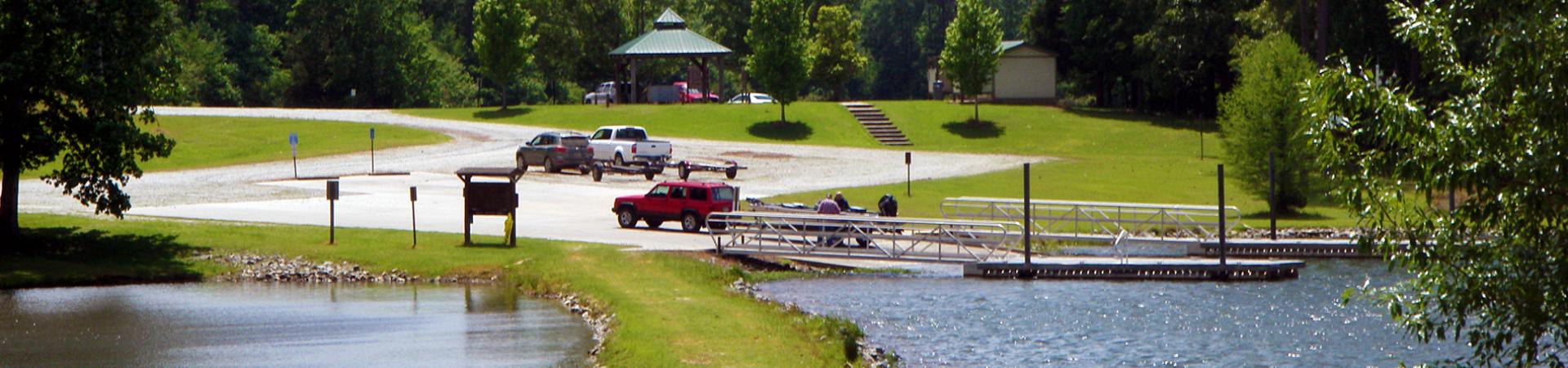 Boat Ramp at Big Lazer Creek