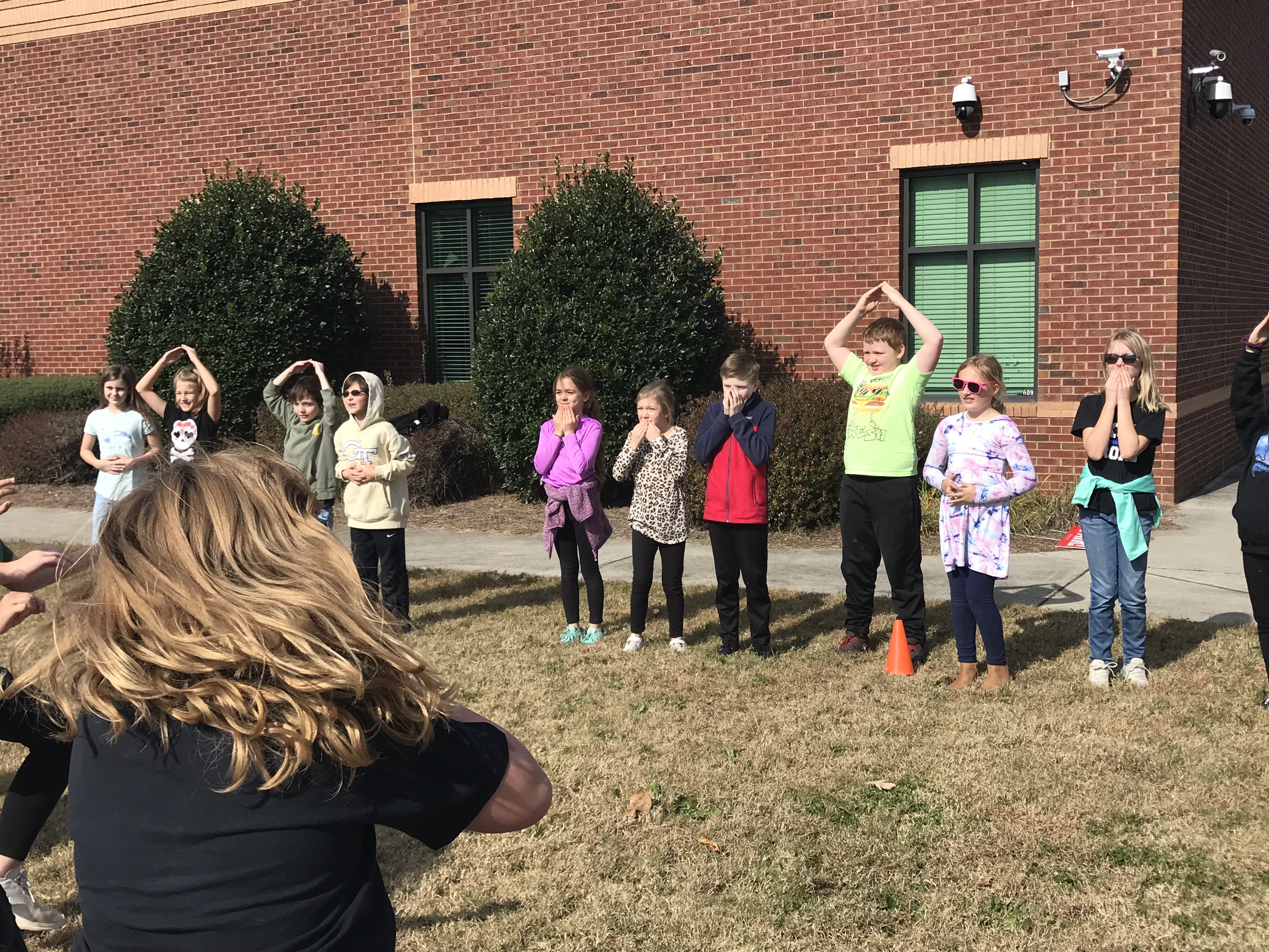 Banks County Elementary students engage in ‘Oh Deer!,’ a Project WILD activity.