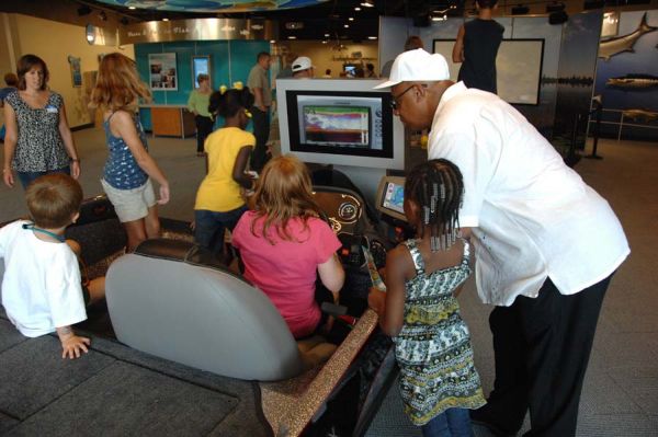 Children Enjoying an Educational Display