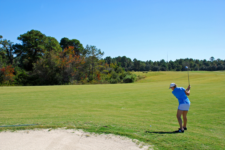 Playing Golf