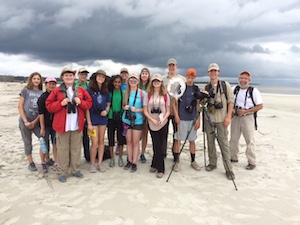 Group on Sapelo Island beach