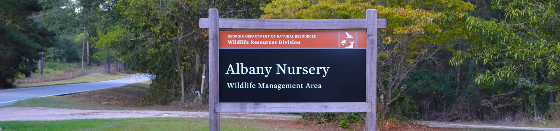 Entrance Sign to WMA
