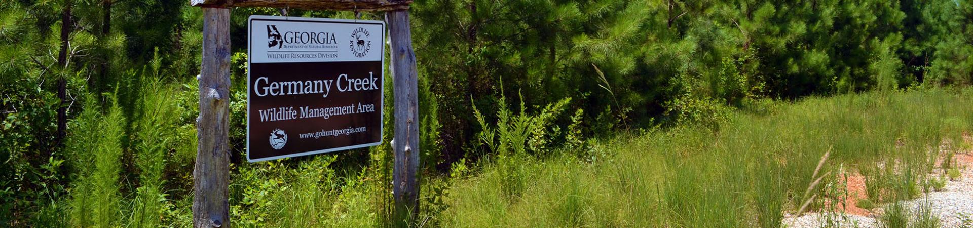 Germany Creek Sign