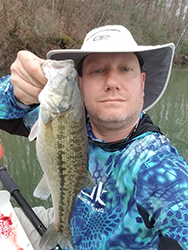 Spotted Bass in Hand