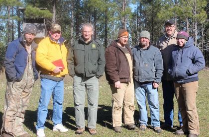 Club members and researchers. Credit: Devil's Backbone Hunting Club