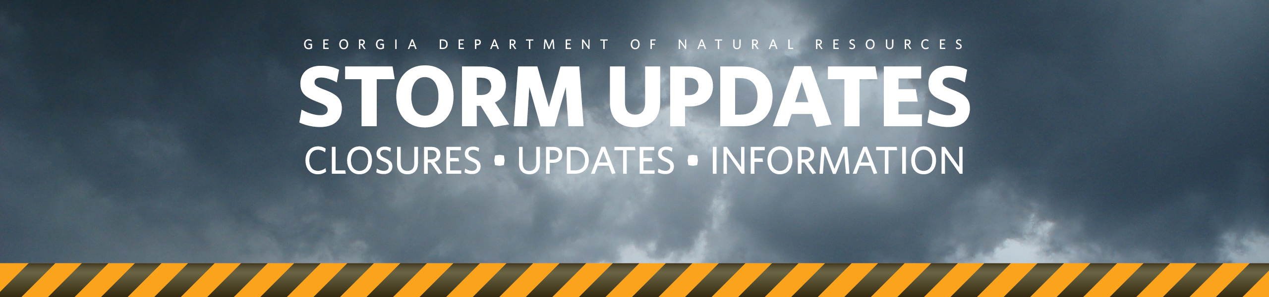 Storm Updates- Closures, Updates, Information