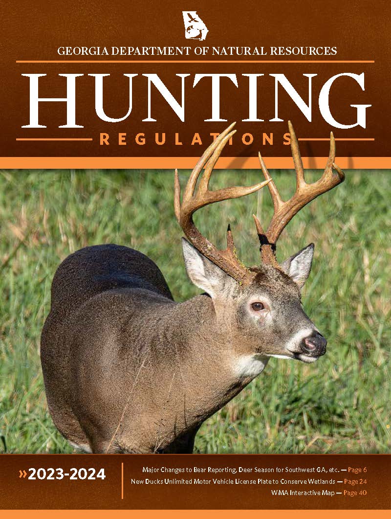 "23-24 GA Hunting Regulations cover"